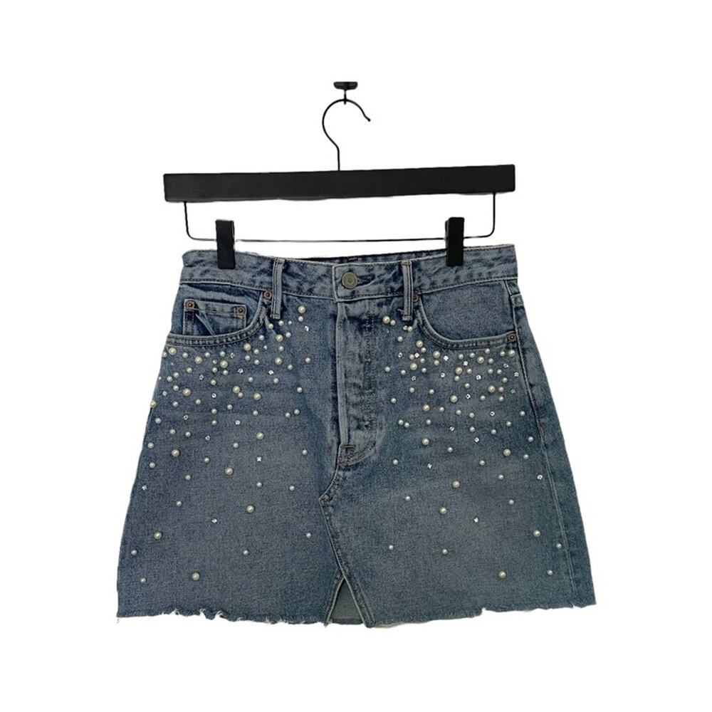 GRLFRND Mila‎ Denim Skirt Solstice 26